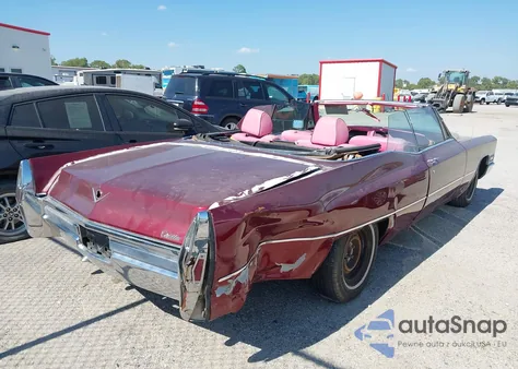 1968 Cadillac Deville z USA, uszkodzony, nr VIN 000000000F8156270